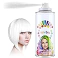 Temporary Hair Color Spray,Temporary Hair Color Wax,Azonbey Kids Hair Wax Dye Pomades Disposable Natural Hair Strong Style Gel Cream Hair Dye-On 1-Day Washable (#White)