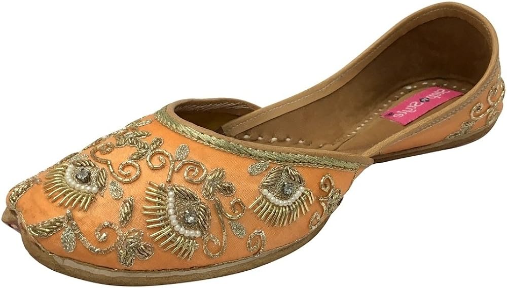 Step N Style Bridal Flats Wedding Shoes Indian Designer Shoes