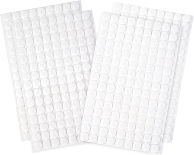 Redamancy 540 Pcs Self Adhesive Dots Hook Loop Dots 10mm White