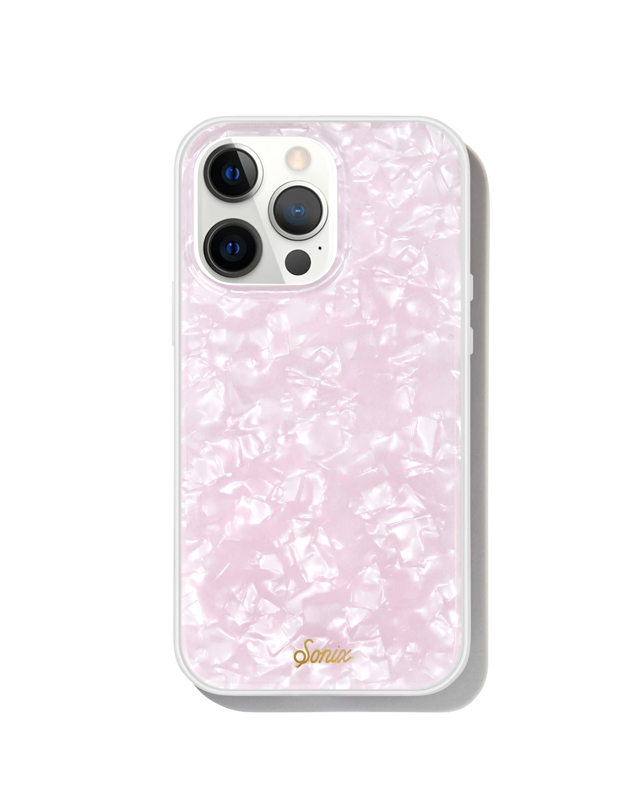 Photo 1 of Sonix Phone Case for iPhone 13 Pro | 10ft Drop Tested | Pink Tortoiseshell Print | Pink Pearl Tort