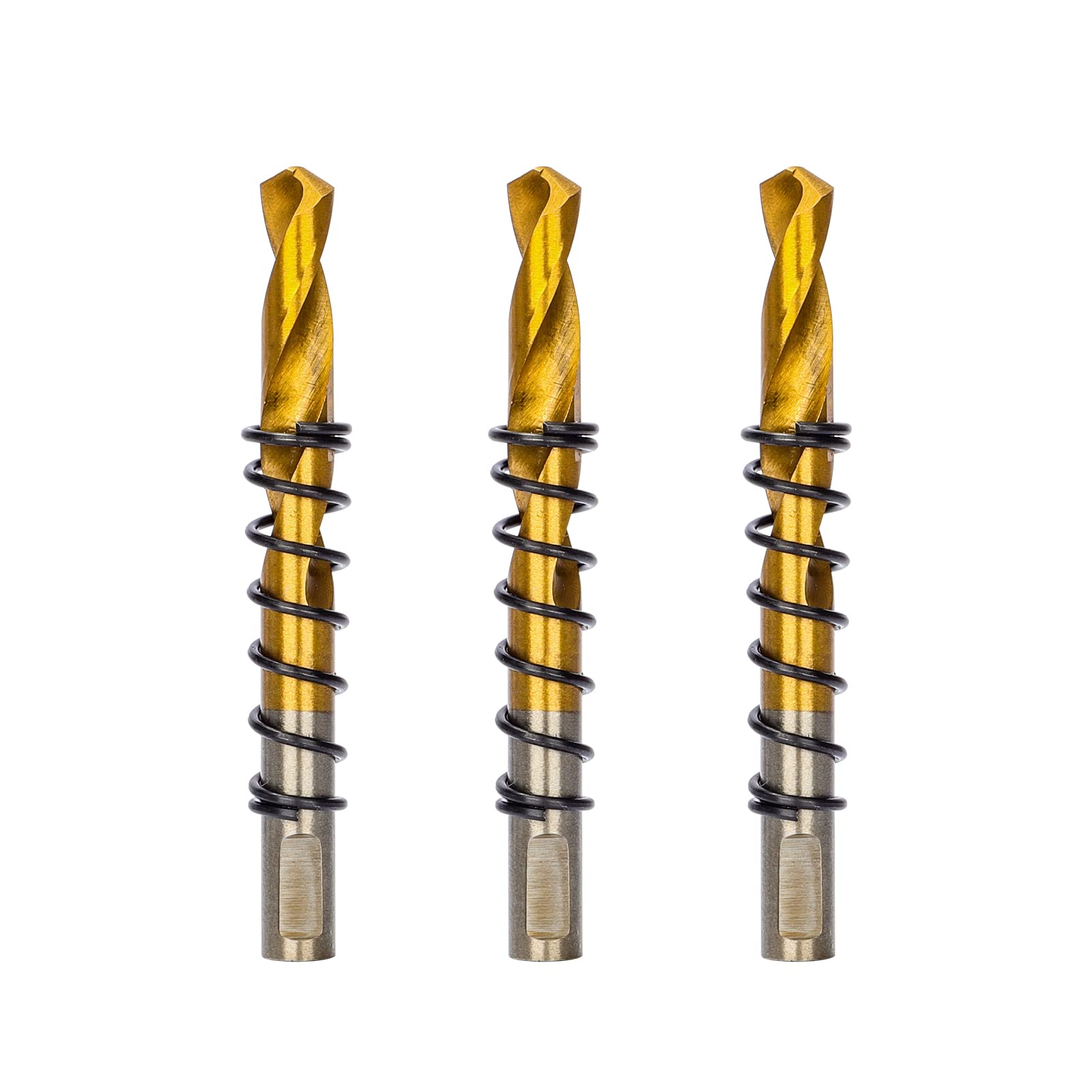 MOLLOM Titanium-Plated Pilot Drill Bit for Hole Saw 3Pcs — image 1