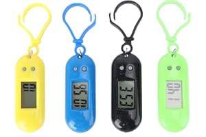 ibasenice 8 pcs Clip Keyring Ring Watch Watches Sports Children Random on Pocket Keychain Color Student