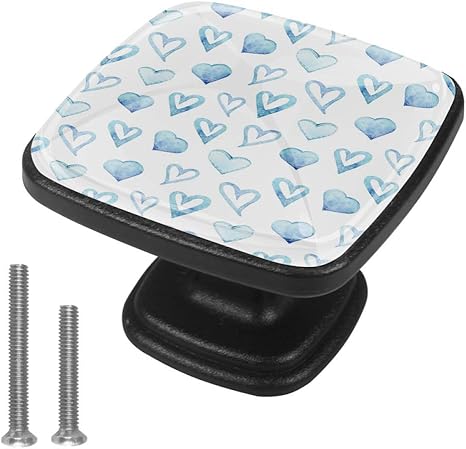 Paquete de 4 perillas para tocador, manijas cuadradas para cajones con