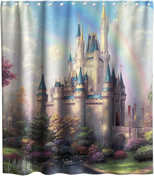Amazon Com Cinderella Disney Castle Rainbow Forest Princess Lake