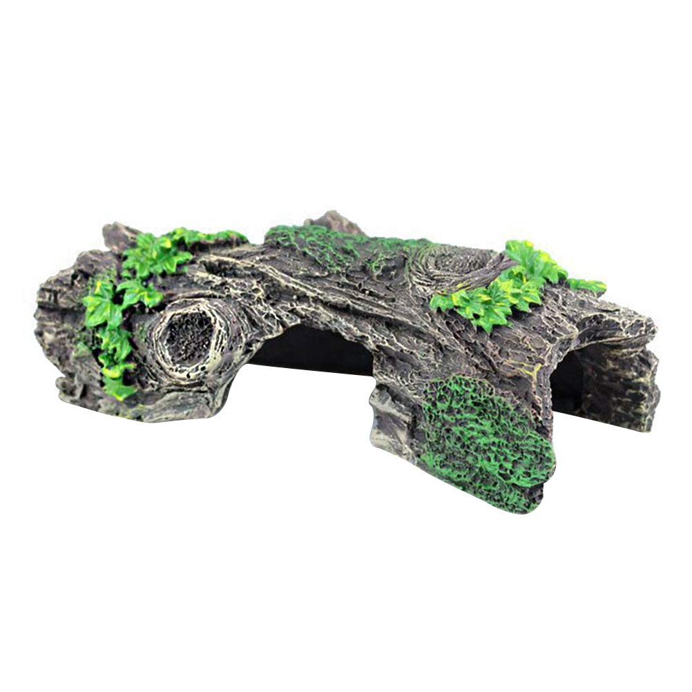 Aquarium Ornament Hiding Cave Escape Hole Fish Tank Landscaping Ornament Shrimps Shelter House Artificial Tree Root