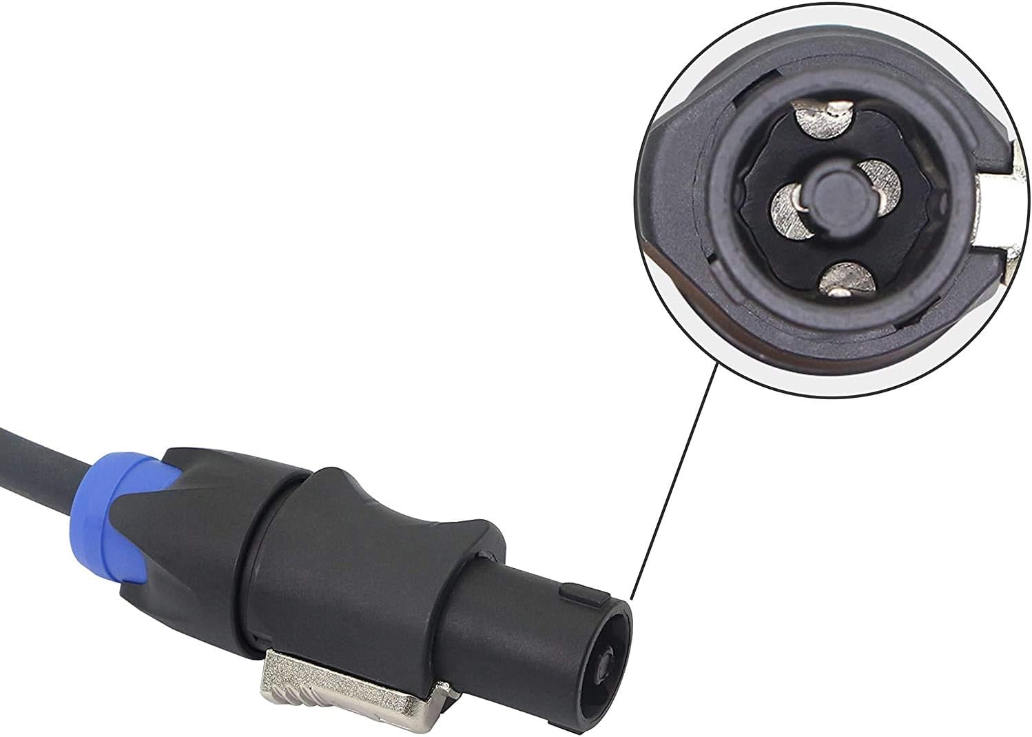 XMSJSIY Speakon to 1/4" Mono Speaker Cable - Image 4