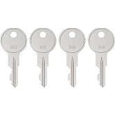 B03 Replacement Keys 4-Pack for Husky Tool Box Locks | Pre-Cut B03 Key Set, Compatible With Husky Tool Chests, Cabinets, Truck Toolboxes