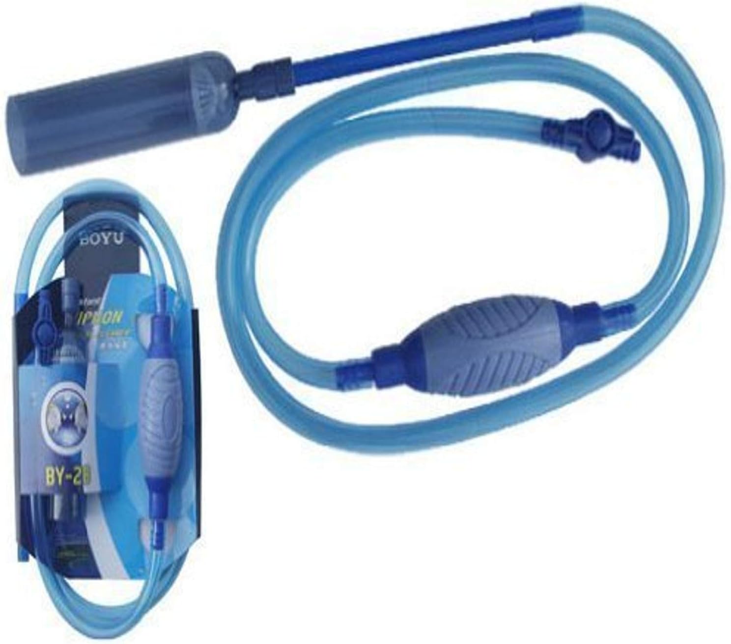 BOYU Lighting Gravel Vacuum Cleaner Plus Auto Siphon Pump