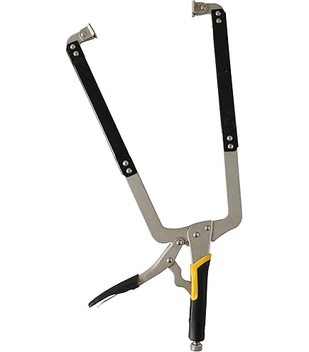 VISE-GRIP 24-Inch Locking C-Clamp – Plain Handle, Alloy Steel, Wide Jaw Opening, Guarded Release Trigger