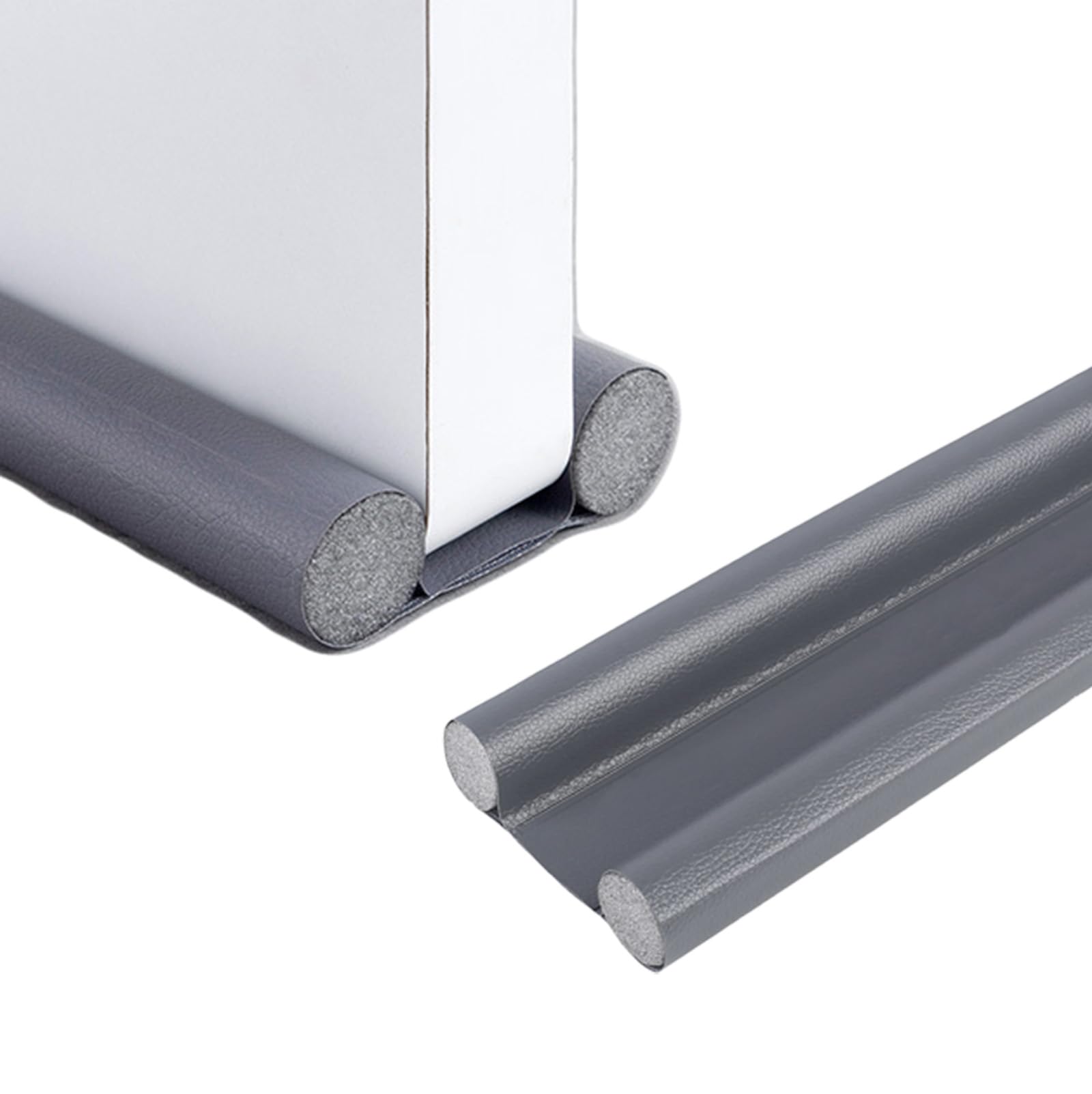 AUTUCAU Under Door Draft Stopper 37 inches Adjustable Insulation Double-Sided Sound Proof Door Air Draft Blocker for Noise Light Smell Stopper,Upgraded Version