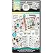 me & my BIG ideas Sticker Value Pack - The Happy Planner Scrapbooking Supplies - Work It Out Theme - Multi-Color & Gold Foil - Great for Projects, Scrapbooks & Albums - 30 Sheets, 1475 Stickers Total