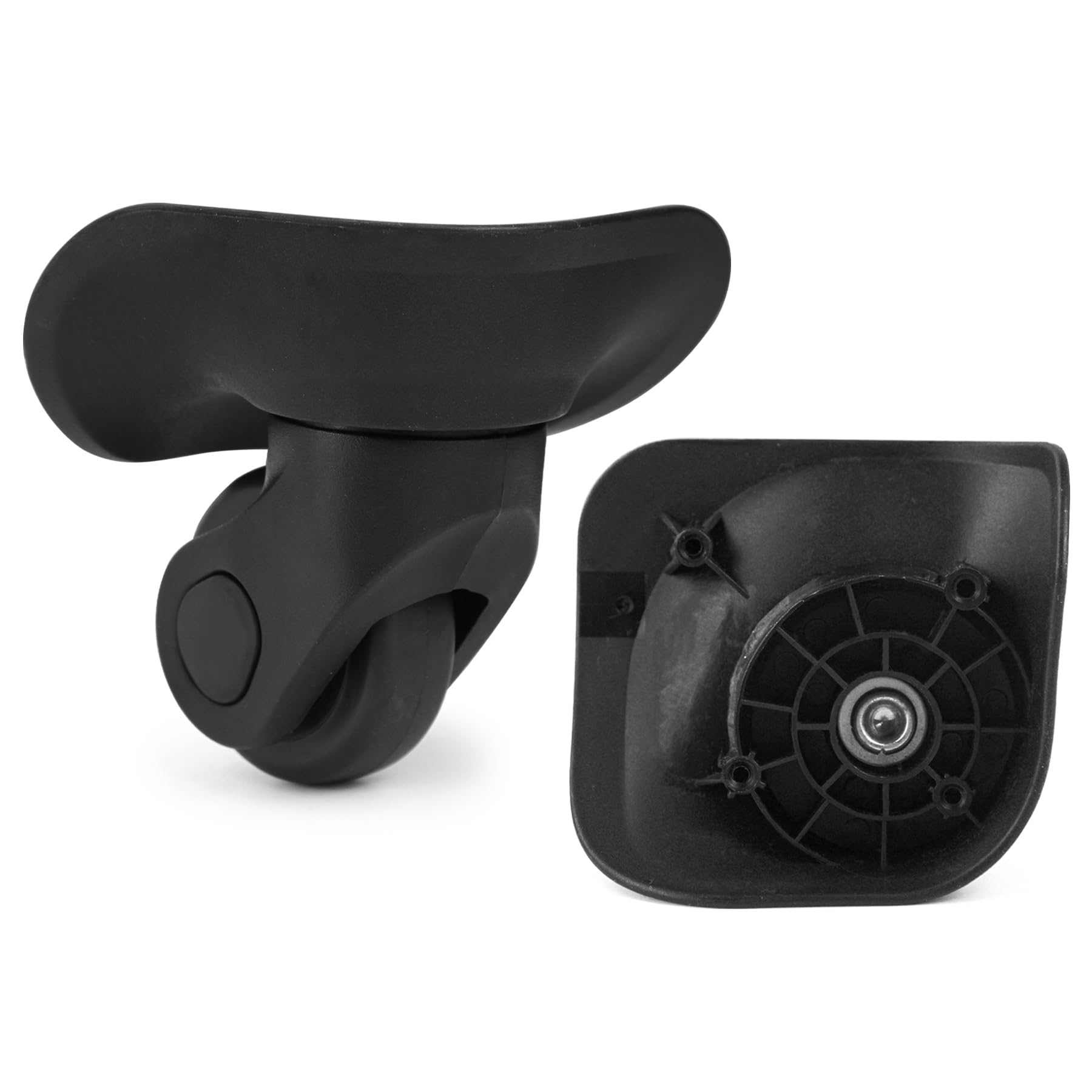 Photo 1 of Zoofen 1 Pair Luggage Repair Wheels Replacement Luggage Wheels Suitcase Roller Trolley Caster (W041-L)
