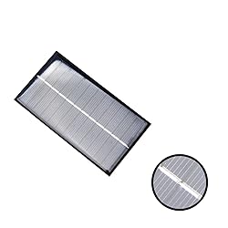 Fielect 5Pcs 6V 1W Mini Solar Panel Polysilicon