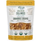 Irish Sea Moss, Wildcrafted, Organic Raw Chondrus Crispus, Makes 30oz Gel | Golden Irish Sea Moss From Ireland | Rinse and Soak Whole Leaf Sea Moss, Blend Gel for Smoothies, Drinks, Soups, or Sauces