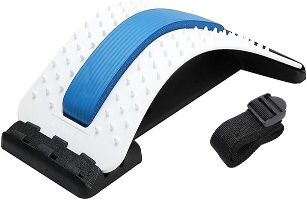 ChiFit Multi-Level Back Stretching Device - Immediate Relief for Back Pain, Herniated Disc, Sciatica, Scoliosis,Lower and Upper Back Stretcher Support and Pain Relief: Health & Personal Care