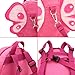 Hipiwe Butterfly Baby Walking Safety Backpack Anti-Lost Mini Bag Toddler Child Strap Backpack with Safety Leash (Pink) (Pink)