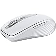 Logitech MX Anywhere 3 Wireless Mouse for Mac, Pale Grey, 4000DPI, Bluetooth, USB-C, Customizable Buttons, 70-Day Battery Life
