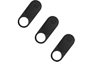 KNOMIX 3 Pack Ultra-Thin Camera Cover Slide for Tesla Model 3 / Y Interior Cabin Camera Laptop PC Front-Facing Webcam Sticker Blocker Protect Your Privacy (Classic Version)