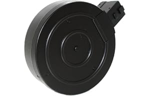 AIRSOFT SHOPPING MALL Airsoft Shooting Gear Well 370rd Drum Mag Magazine for Well R2 Marui Vz61 Scorpion SMG AEP