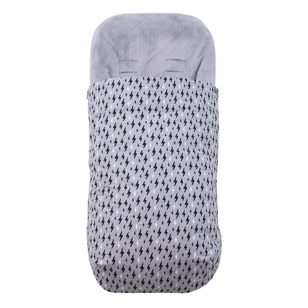 JANABEBE JYOKO KIDS Footmuff Sack compatible with Baby Jogger City Mini Joolz (BLACK RAYO, Fleece)