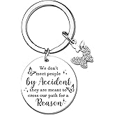 Celaqiu Going Away Gifts for Coworkers Women Farewell Gifts for Coworkers Goodbye Gift for Coworker Birthday Christmas Gift for Coworker Employee Leaving Keychain for Her