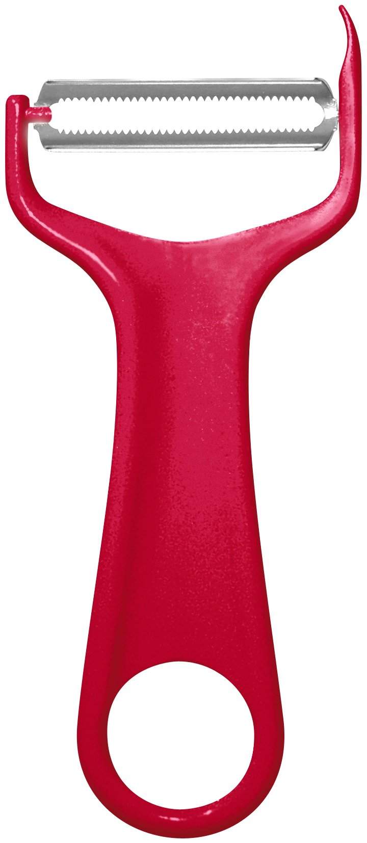 Fackelmann Plastic/Stainless Steel Tomato Peeler, Red/Silver, 5.5-Inch