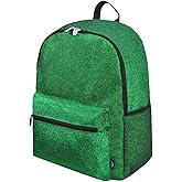 NGIL Large Glitter Cheer Backpack for Competitions, Dance, and Practice – Cheerleading Bag with Accessories Storage, Sparkle Bookbag for Cheerleaders, Coaches, and Competition Gear (Glitter-Green)