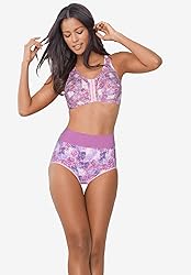 Comfort Choice Women's Plus Size 3-Pack Front-Close