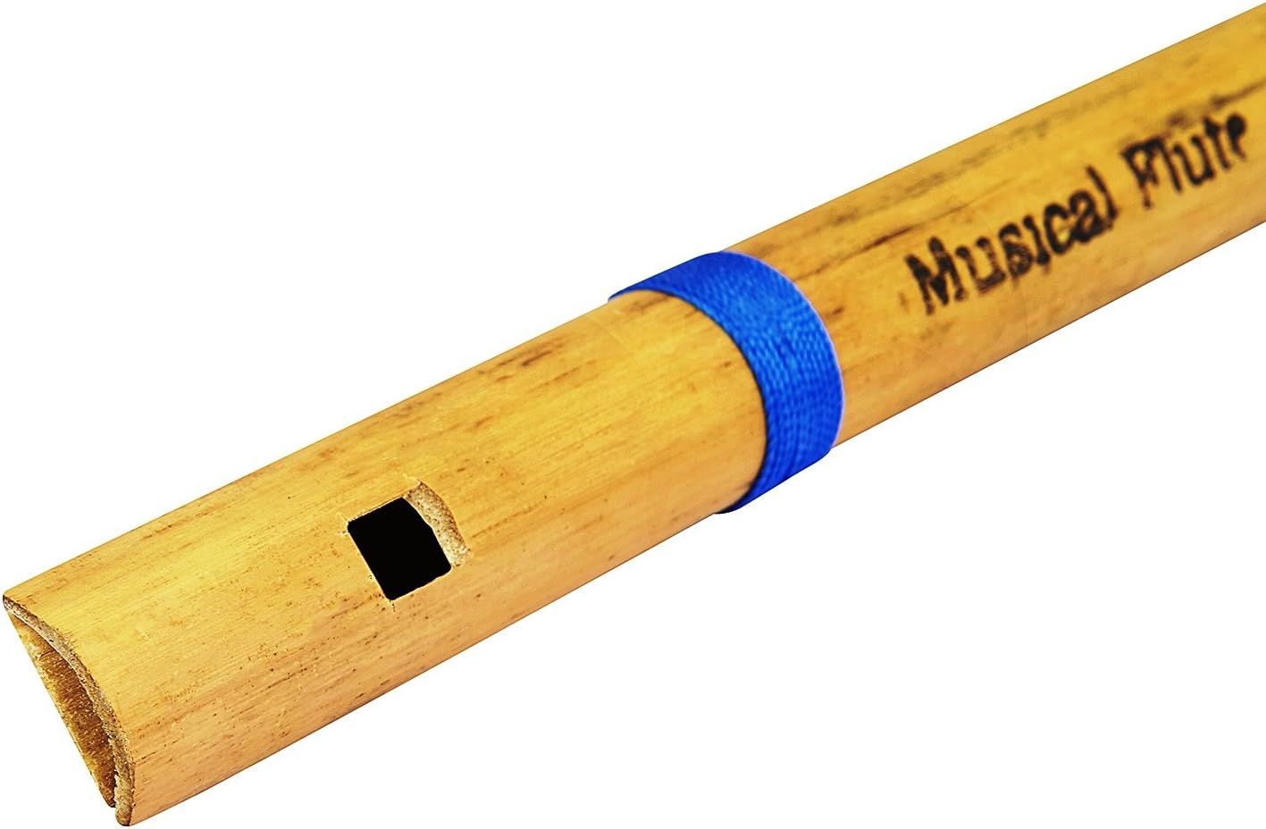 Unique Birthday Gift Ideas 13 Inch Authentic Indian Wooden Bamboo Flute in 'C' Key Fipple Woodwind Musical Instrument Recorder Traditional Bansuri Hand Crafted Novelty Gifts Men Women - Image 4