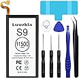 Luuzkla 11500mAh Battery Compatible with Galaxy S9 (2024 New Upgrade), Super Capacity Replacement Battery Compatible with Galaxy S9, with Full Tool Kits-0 Cycle-24 Months Service