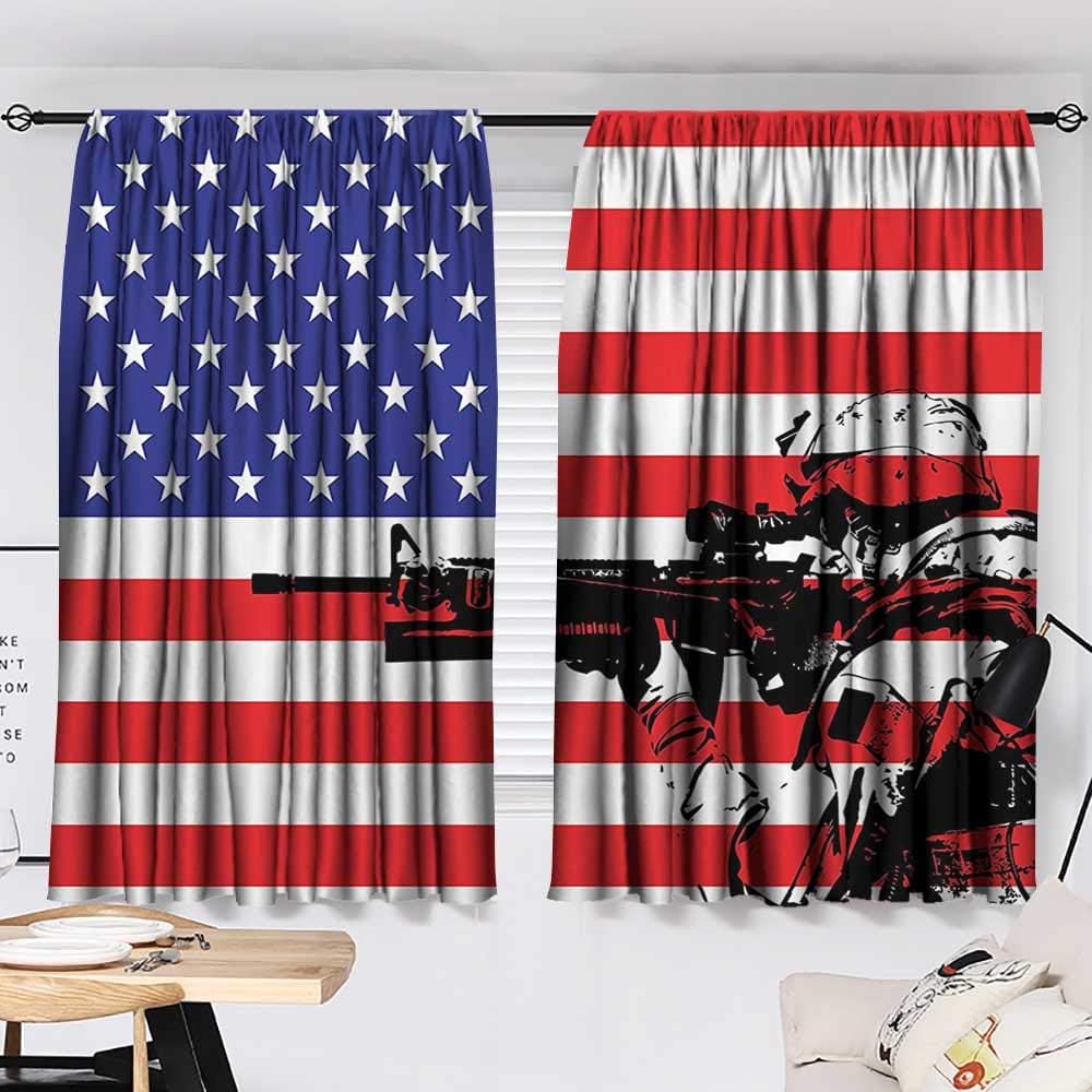 Amazon Com Anzhutwelve Customized Curtains American Decor