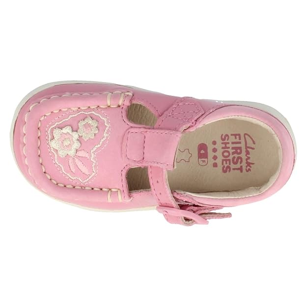 baby girl first walking shoes clarks