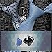 Iristide Neck Tie Box Formal Cylinder Men's Classy Necktie Travel Storage Case