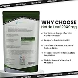 NutriVolv Nettle Leaf Tablets 2000 mg 120 Vegan Non-GMO view 3