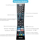 UNOCAR RM-C3338 Universal Replacement for JVC Smart TV Remote RM-C3338 view 4