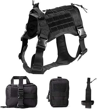 service dog vest with pouches