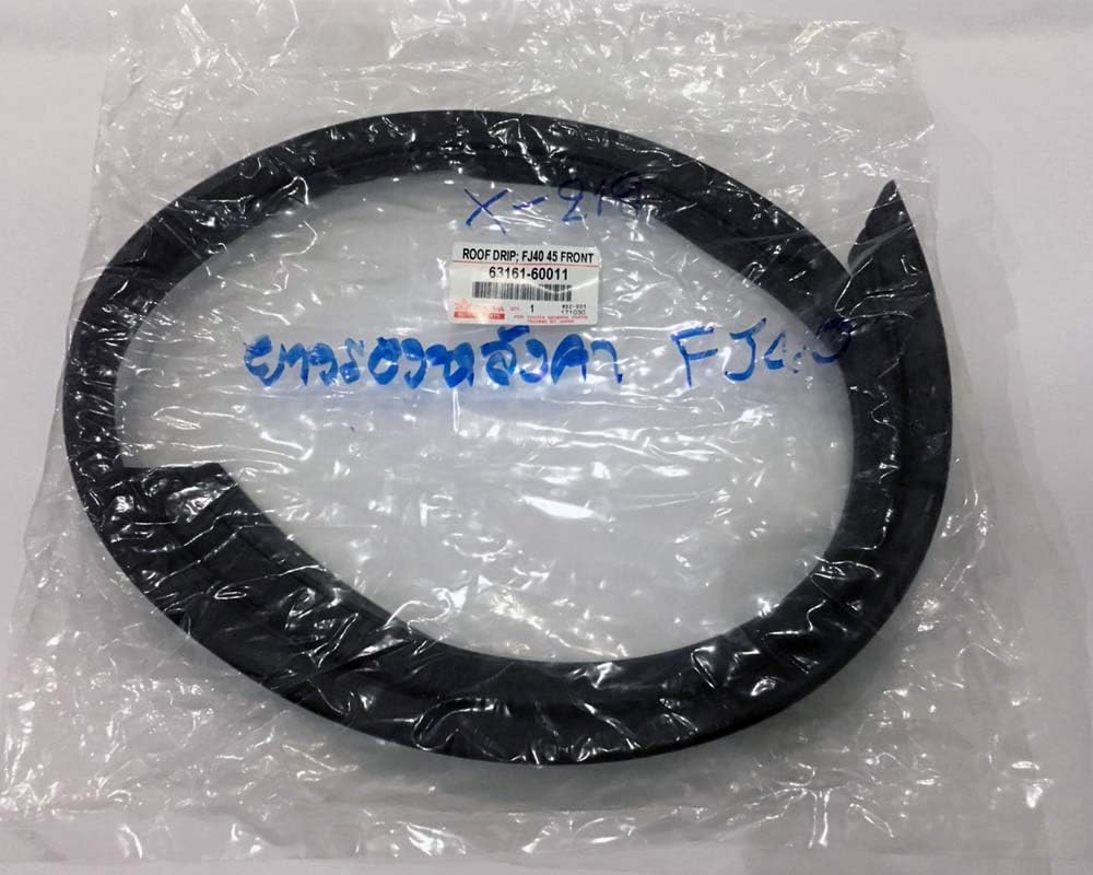 Motorstorex - Weatherstip Rubber Seal Roof Front Panel for Toyota Land Cruiser BJ40 BJ41 BJ42 BJ44 BJ45 BJ46 FJ40 FJ45 HJ45 HJ47-63161-60011 -