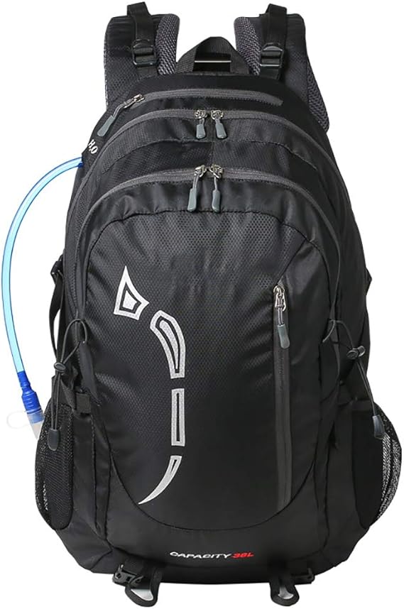 JJK Shoulder hiking bag, outdoor travel backpack with water bag