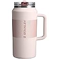 Stanley Quencher ProTour Flip Straw Tumbler with Leakproof Lid 64 oz | Built-In Straw and Handle | Large Capacity for Travel & Sports | Insulated Stainless Steel Cup | BPA-Free | Rose Quartz Fade