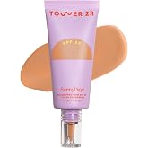 Tower 28 Foundation with SPF 30, SunnyDays Tinted Sunscreen, 25 (1 oz) | Medium/Warm, Buildable Tinted Moisturizer &amp; Mineral Sunscreen for Face, With Zinc Oxide &amp; Aloe for Sensitive Skin