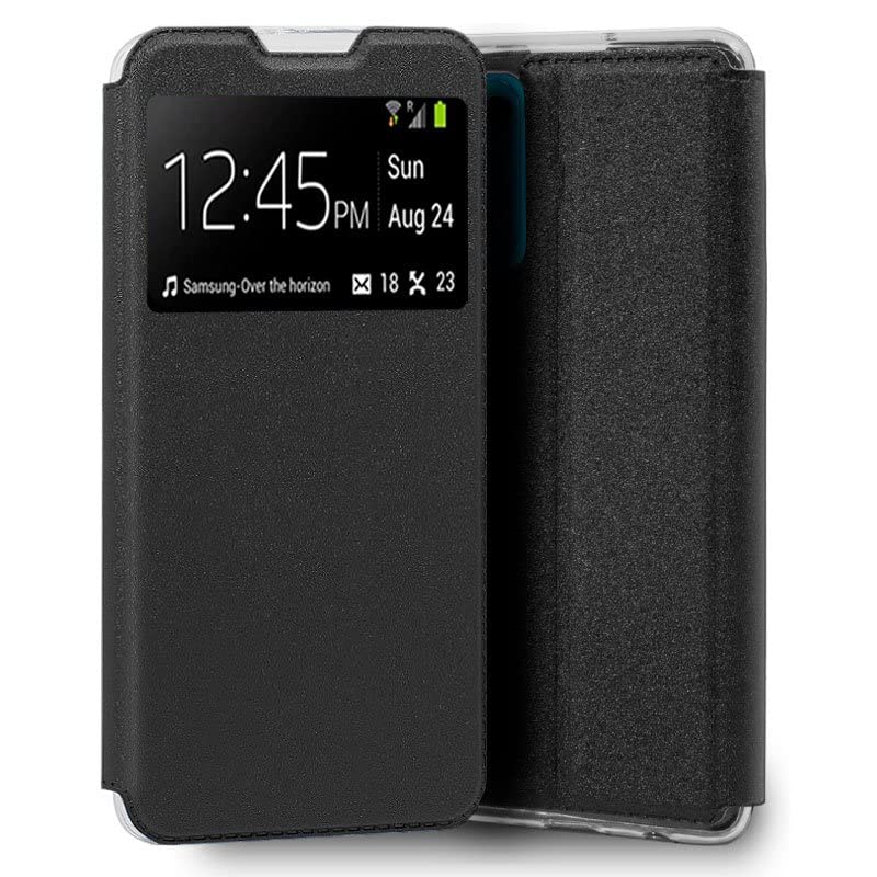 Cool Flip Cover Case for OPPO Find X3 Lite Plain Black