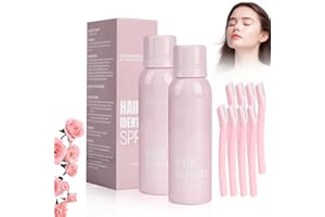 Birunwer Hair Identifier Spray For Face Shaving, Hair Identifier Spray For Dermaplaning, Moisturizing and Skin Care Dermaplaner Spray, Face Hair Identifier Spray (2PCS)