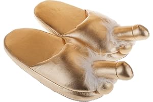 EMRELOD Fun Slippers for Adults Unisex Funny Gag Gifts for Men Women Bedroom Slippers Comfy House Slippers Fashion Novelty Sexy Indoor Plush Flat Shoes Winter Warm Slippers