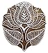 ibaexports Handcarved Lotus Printing Block Wood Block Texile Stamp Block Print