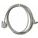 Avanexpress Micrologix Programming Cable, Compatible 1761-CBL-PM02 1000, 1100, 1200, 1500 Series with 8 Pin Round and 90 Degree End