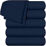Utopia Bedding Flat Sheets - Pack of 6 - Soft