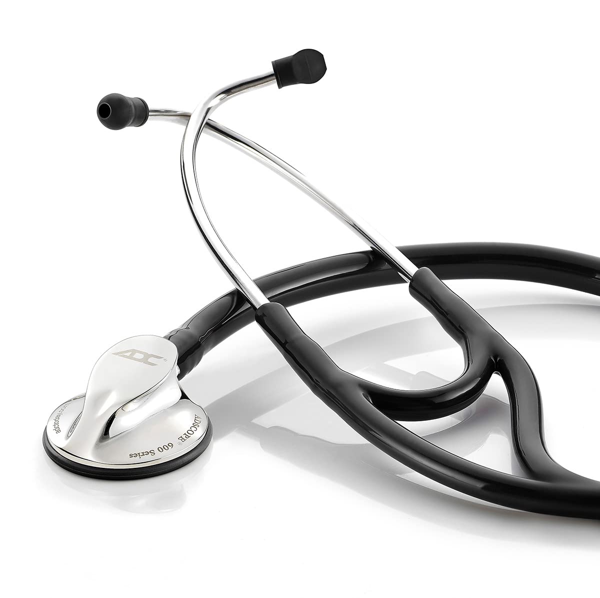 ADC Adscope 600 - Platinum Multifrequency Stethoscope - Black