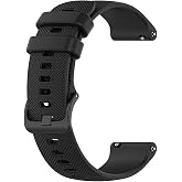 YEEJOK 22mm Silicone Bands Compatible for Fossil Men's Gen 6/5E 44mm/Gen 5 LTE/Carlyle/Garrett/Women's Julianna Smart Watch, Replacement Quick Released Sport Watch Strap
