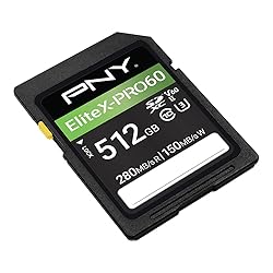 PNY 512GB EliteX-PRO60 UHS-II SDXC Memory Card