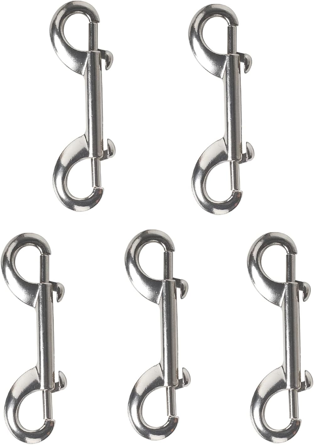 Gtwinsone 5pcs Zinc Alloy Double Ended Bolt Snap Hooks Swivel Trigger Clips